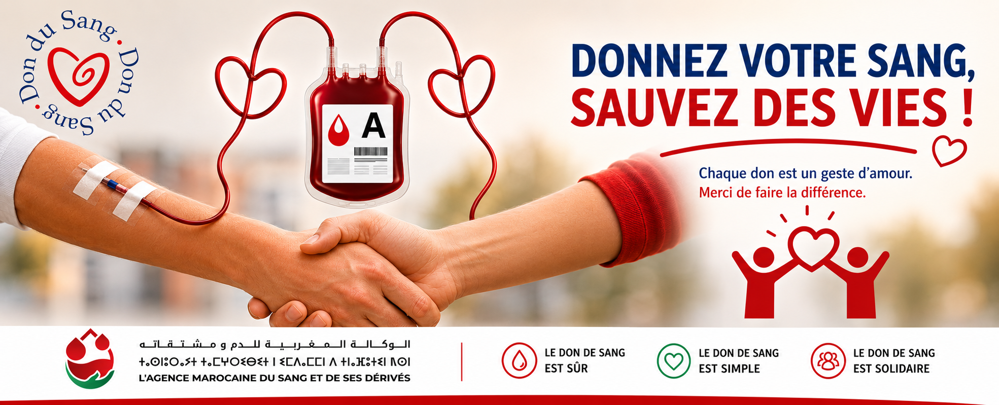 Campagne de sensibilisation au don du sang : donnez votre sang, sauvez des vies