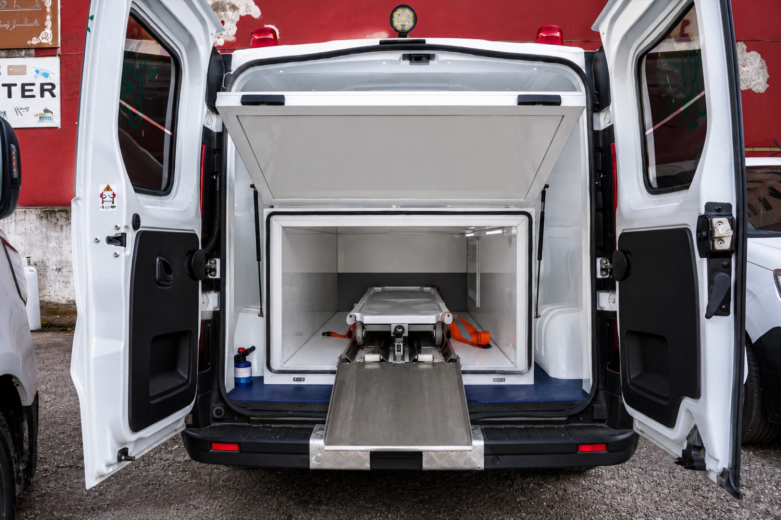 Van with incubator